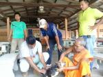 กิจกรรมการให้ความรู้ในการฉีดวัคซีนป้องกันโรคพิษสุนัขบ้าในหมา